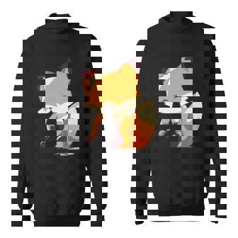 Renards Renard Roux Forêt Chienauvage Renard Manche Longue Sweater e - Cadeauxyz