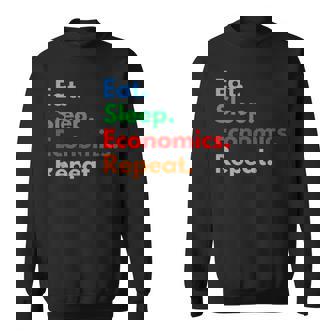 Répétition Eatleep Economics Pour Les Économistes Et Les Étudiants En Économie Sweater e - Cadeauxyz