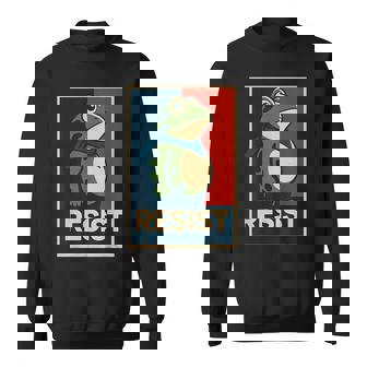 Resist Portland Frog I Stand With Frog Protest Sweatshirt | Mazezy