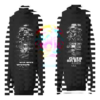 Retro Cocoa Beach Florida Sunset Vintage Vacation Souvenir Sweatshirt - Thegiftio