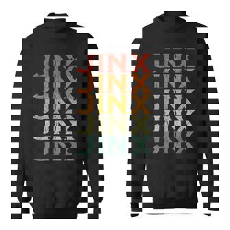 Retro Custom First Name Jinx Sweatshirt - Thegiftio