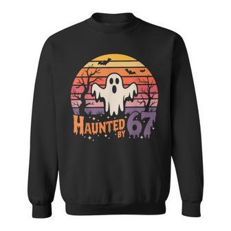 Retro Haunted By 67 Halloween Sweatshirt - Thegiftio UK
