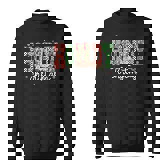 Retro Howdy Christmas Cowgirl Boots Christmas Western Cowboy Sweatshirt - Thegiftio