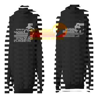 Retro Jet Ski 100 Chance Of Jetskiing Jet Skier Vintage Sweatshirt Unisex | Mazezy