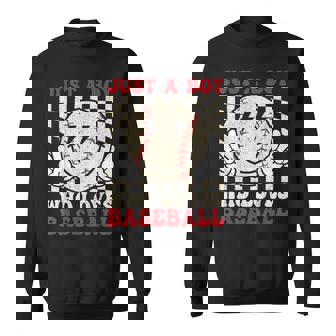 Retro Just A Boy Who Loves Baseball Baseball Lover Boys Sweatshirt | Seseable UK