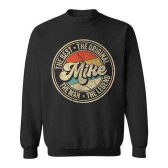Retro Mike Name Saying For Mike Sweatshirt - Thegiftio UK