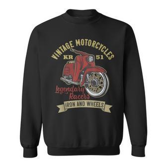 Retro Moped Teile Ostblockchwalbe Fahrer Ddr Nostalgie Sweatshirt - Geschenkecke