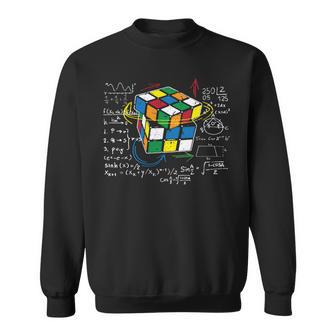 Retro Nerdy Rubik Manche Longue Sweater e - Cadeauxyz