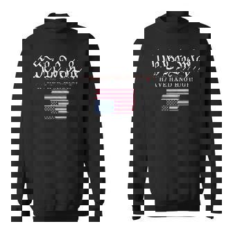 Retro We The People Have Had Enough Us Flag Sweatshirt - Monsterry