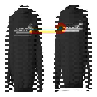 Retro Stripes Saying I Forget What Eight Was For Sweatshirt - Seseable