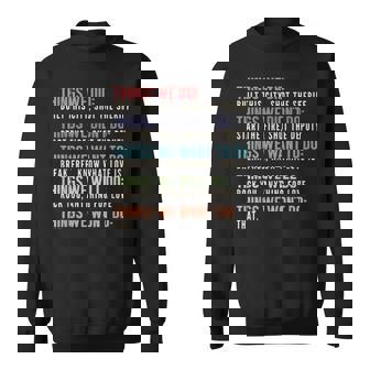 Retro-Vintage-Dinge Die Wir Nicht Wollten Eignenich Nicht Als Geschenk Sweatshirt - Geschenkecke