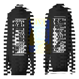 Retro Vintage Pro Health Milk Advert Monster Vaudeville Show Sweatshirt Unisex | Mazezy