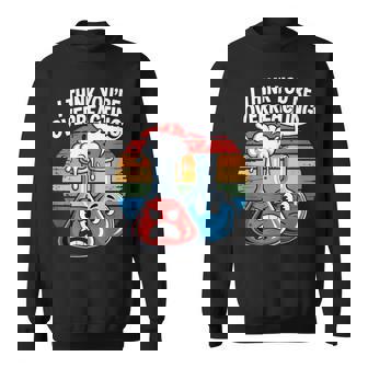 Retro Vintage I Think You're Overreacting Nerd Chemistry Fun Sweatshirt | Seseable UK