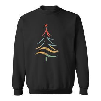 Retro Weihnachtsbaumintage Weihnachten Familien Sweatshirt - Geschenkecke