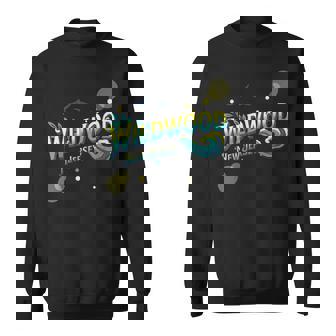 Retro Wildwood New Jersey Waves Sun Ocean Beach NJ Vacation Sweatshirt Unisex | Mazezy