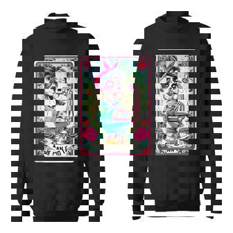 We Can Do It Rosie The Riveter Skull Tarot Feminism Sweatshirt | Mazezy