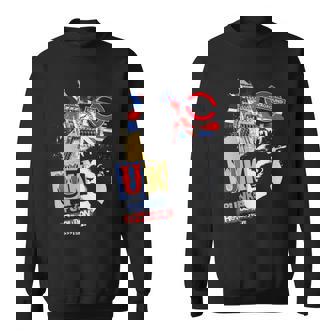 Royaume-Uni Royaume-Uni Londres Angleterre British Punk Rock Musique Sweater e - Cadeauxyz