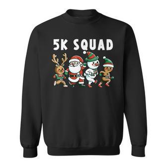 Running Christmas 5K Squad Fun Run Matching X-Mas Runner Sweatshirt - Thegiftio UK