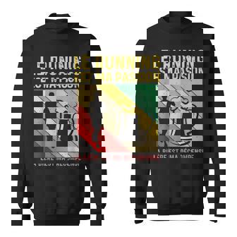 Running Passion Bière Récompense Humour Course À Pied Sweater e - Cadeauxyz