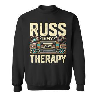 Russ Is My Therapy Name Russ' Sweatshirt - Thegiftio UK