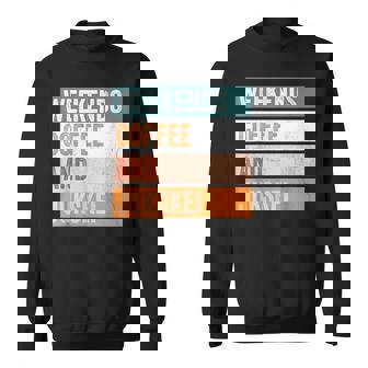 Weekends Coffee And Jukskei Hobby Sweatshirt Unisex | Mazezy