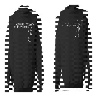 Sad Stick Figure Fishing Lover No Fishing Today Fathers Day Sweatshirt - Thegiftio