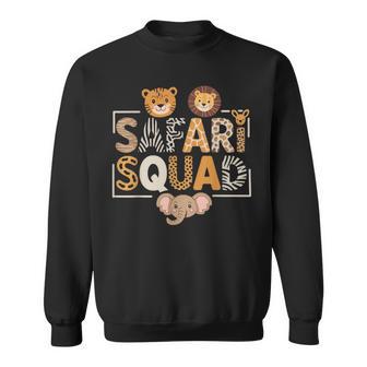 Safari Squad Lion Elephant Zoo Trip Zoo Keeper Wildlife Zoo Sweatshirt | Mazezy