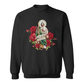 San Judas Tadeo Rose Sweatshirt - Thegiftio UK