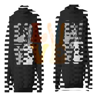 Sandboarding Sandboarder Sandboard LOVE Sweatshirt Unisex | Mazezy