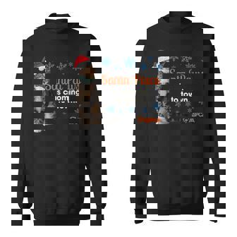 Santa Paws Cat Sweatshirt - Monsterry