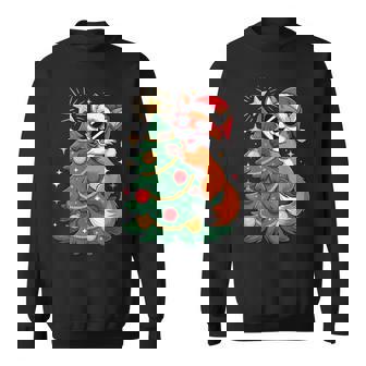 Sapin De Noël Renard Lunettes Deoleil Renards Sweater e - Cadeauxyz