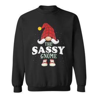 The Sassy Gnome Family Christmas Pajama Sweatshirt - Thegiftio UK