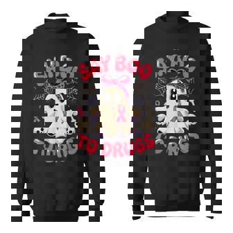 Say Boo To Drugs Halloween Costume For Teachers And Sweatshirt | Seseable CA