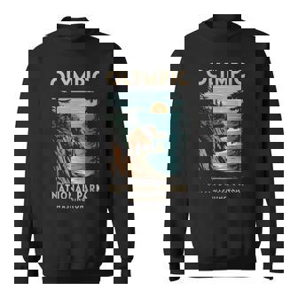 Scenic Sunset At Olympic National Park Washington Sweatshirt - Thegiftio