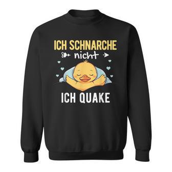 Schlaf Damenchlaf Herren Pyjama Lustig Ente Sweatshirt - Geschenkecke