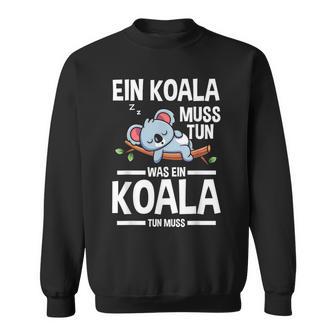 Schlaf Pyjama Koalachlafanzug Sweatshirt - Geschenkecke