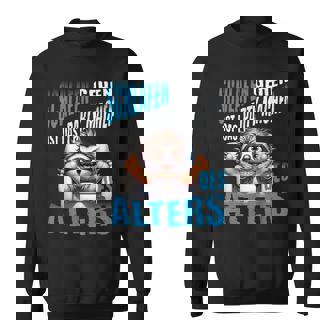 Schlafentatt Party Bin Müde & Altchlafanzug Mit Faultier Sweatshirt - Seseable