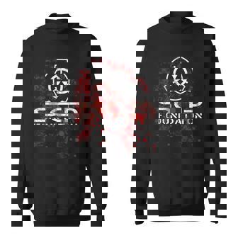 Scp、財団、血で 長袖tシャツ スウェットシャツ - Kawaiitshirt