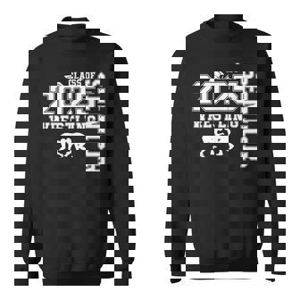 Senior Wresting Player 2025 Class Of 2025 Senior Wrestler Sweatshirt - Thegiftio