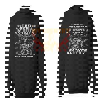 I Served My Country What Did You Do Veteran Father's Day Sweatshirt - Thegiftio