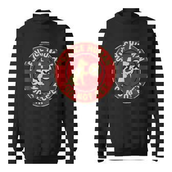 Service Human Do Not Pet Vintage Sunset Support Dog Sweatshirt - Monsterry