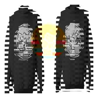 Shaka Surfing Beach Apparel Surfer Greeting Hand Sweatshirt Unisex | Mazezy