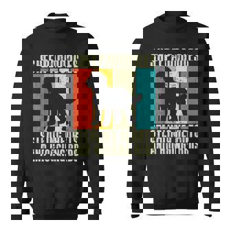 Sheepadoodles Stealing Hearts And Hogging Beds Sheepadoodle Sweatshirt - Thegiftio