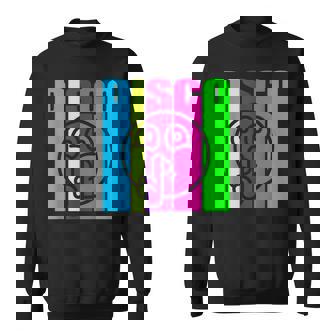 Silent Disco Shh Be Quiet Silhouette Meme Music Dance Lover Sweatshirt Unisex | Mazezy