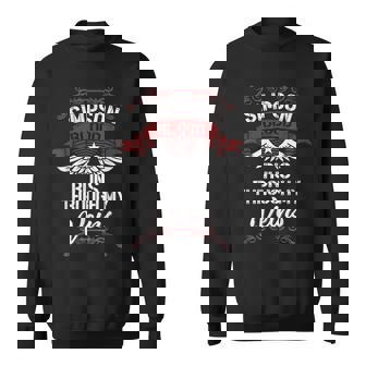 Simpson Blood Runs Through Myeins 苗字 Family スウェットシャツ - Kawaiitshirt