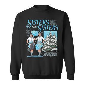 Sisters White Xmas Snowflake Pajamas Holiday Merry Christmas Sweatshirt - Thegiftio UK