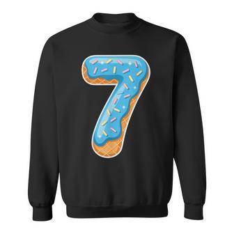 Six Seven 6 7 Donut Ice Cream Meme Rizz Couple Halloween Sweatshirt - Thegiftio UK