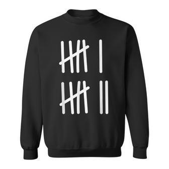 Six Seven 6 7 Meme Tally Marks Counting Gen Alpha Slang Math Sweatshirt - Thegiftio UK