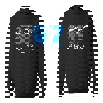 Six Seven Dabbing Cool Meme 67 Dab Number Sweatshirt | Mazezy