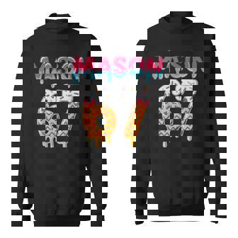 Six Seven Ice Cream Drip 67 Mason Meme Sweatshirt | Mazezy